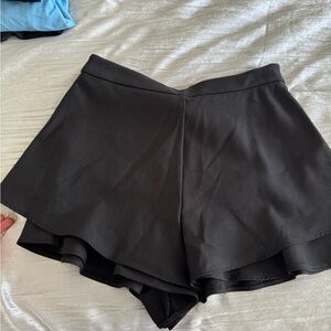 Zara pleated shorts